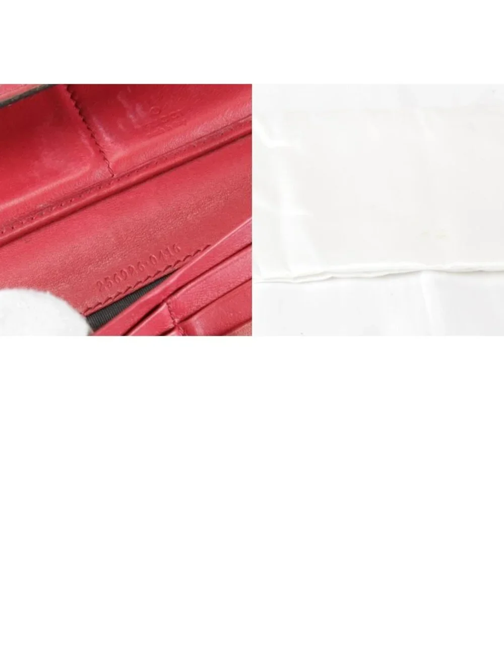 Gucci 0416 Wallet Leather Red - Picture 10 of 10